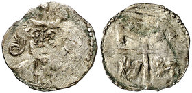 Ramón Berenguer I (1035-1076). Girona. Diner. (Cru.V.S. 72) (Balaguer 78-4, mismo ejemplar, indica 4 conocidas y ésta es la única en colección privada...
