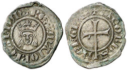 Jaume II de Mallorca (1276-1285/1298-1311). Mallorca. Malla. (Cru.V.S. 543) (Cru.C.G. 2511). 0,45 g. MBC.
