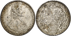 1735. Austria. Olmutz. Wolfgang. 1 taler. (Kr. 440) (Dav. 1223). 28,73 g. AG. Leves impurezas. Bella. EBC.