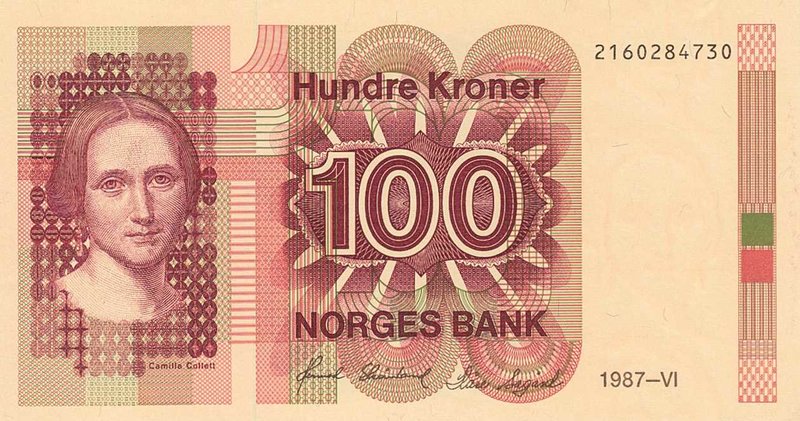 Ausland
Norwegen 50 Kroner 1986. 100 Kronen 1987 WPM 42 c, 43 c 2 Stück. I