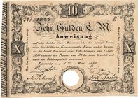 Ausland
Ungarn 10 Gulden 1.5.1849. WPM S 198 b Selten. II