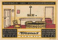 Städte und Gemeinden
Bad Wilsnack (Bbg.) 1/2, 3 und 10 Mark o.D. - Eisenmoorbad Wilsnack GmbH "Badegeld". Ohne Stempel Grab./Mehl 1432.b 3 Stück. Äuß...
