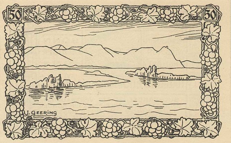 Städte und Gemeinden
Bonn (NRW) 2x 50 Pfennig Okt. 1921 - Habichts Buchhandlung...
