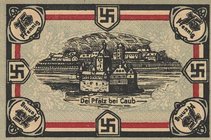 Städte und Gemeinden
Honnef (NRW) 75 Pfennig Ostermond 1922. Schutz- und Trutzbund, Rheinischer Gautag. Motive. Stolzenfels, Caub, Mäseturm und Drach...