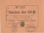 Notgeldscheine
Lot-ca. 1500 Stück Inflationsgeldscheine - (ca. 105 Stück), dabei u.a.: Aachen (8x Goldgeld), Altona (11x Reichsbahn, 3x Inflation), B...