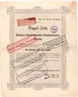 Deutschland
Zwickau (Sa.), Zwickau-Oberhohndorfer Steinkohlenbau-Verein Doppel-Aktie über 110 Taler 1. 10. 1861. Gründeraktie. Später auf 330 RM und ...