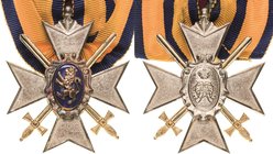 Orden deutscher Länder Schwarzburg-Rudolstadt
Fürstlich Schwarzburgisches Ehrenkreuz. 3. Klasse mit Schwertern Verliehen 1870-1918. Silber, Silber ve...