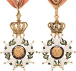 Ausländische Orden und Ehrenzeichen Frankreich
Orden der Ehrenlegion, Kommandeurkreuz Gestiftet 21.6.1814. Gold und emailliert. Mit Bildnis von König...