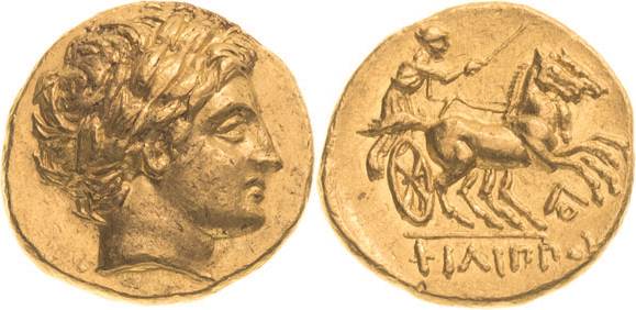 Makedonien Könige von Makedonien
Philippos II. 359-336 v. Chr Gold-Stater 323/3...