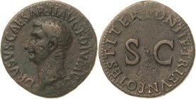 Kaiserzeit
Tiberius 14-37 für Drusus Minor 15/14 v.Chr.-23 As 22/23, Rom Kopf nach links, DRVSVS CAESAR TI AVG F DIVVS AVG N / SC, PONTIF TRIBVN POTE...