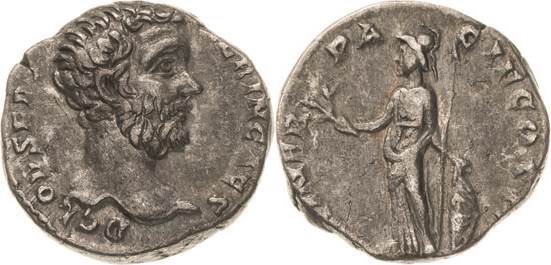 Kaiserzeit
Clodius Albinus 193/195-197 Denar 194/195, Rom Kopf nach rechts, D C...