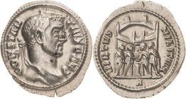 Magister militum et dominus noster - Die Münzprägung der Spätantike ab Kaiser Diocletian (284 n. Chr
Diocletianus 284-305 Argenteus 295/297, Rom Kopf...