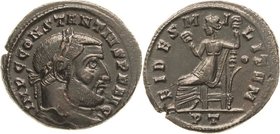 Magister militum et dominus noster - Die Münzprägung der Spätantike ab Kaiser Diocletian (284 n. Chr
Constantius I. Chlorus 305-306 Follis 305/306, T...