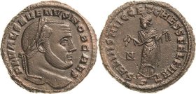 Magister militum et dominus noster - Die Münzprägung der Spätantike ab Kaiser Diocletian (284 n. Chr
Severus II. 306-307 Follis 306, Carthago Kopf mi...