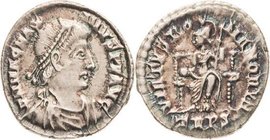 Magister militum et dominus noster - Die Münzprägung der Spätantike ab Kaiser Diocletian (284 n. Chr
Gratianus 367-383 Siliqua 378/383, Trier Brustbi...