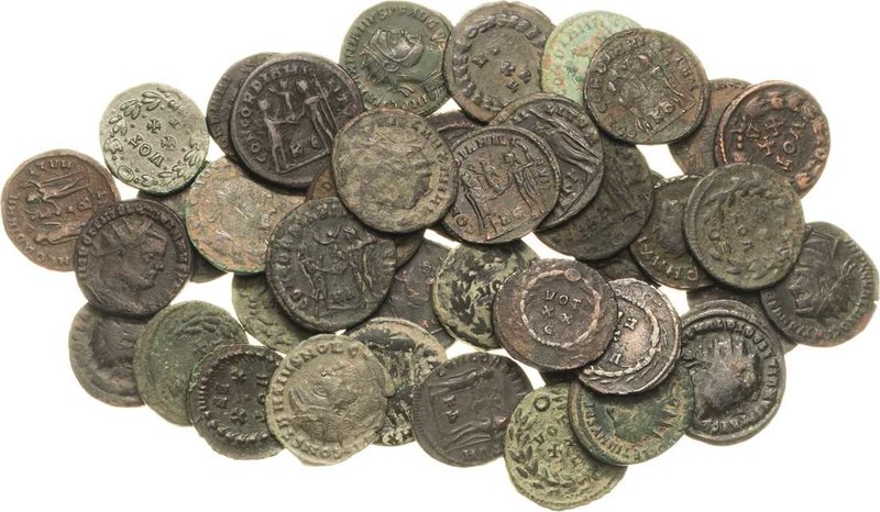 Allgemeine Lots
Lot-347 Stück Lot meist römischer und provinzialrömischer Bronz...