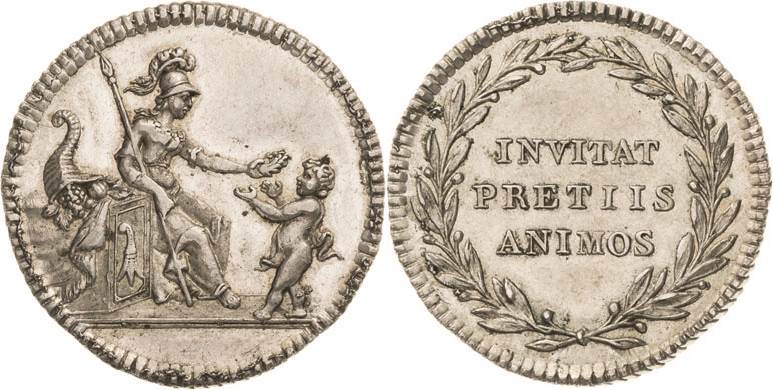 Akademien, Schulen, Universitäten Orte
Basel Silbermedaille o.J. (um 1800) Basl...