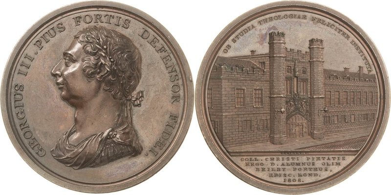 Akademien, Schulen, Universitäten Orte
Cambridge Bronzemedaille 1808 (J.Phillp)...