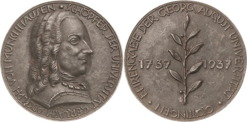Akademien, Schulen, Universitäten Orte
Göttingen Eisengussmedaille 1937 (W. Nid...