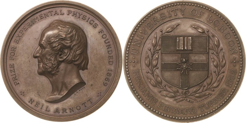 Akademien, Schulen, Universitäten Orte
London Bronzemedaille 1869 (Wyon) Arnott...