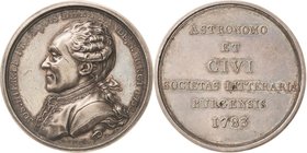 Astronomie
Frankreich Silbermedaille 1783 (Gatteaux) Auf den Astronomen Jérome Lefrancois de Lalande (1732-1807) und die literarische Gesellschaft vo...