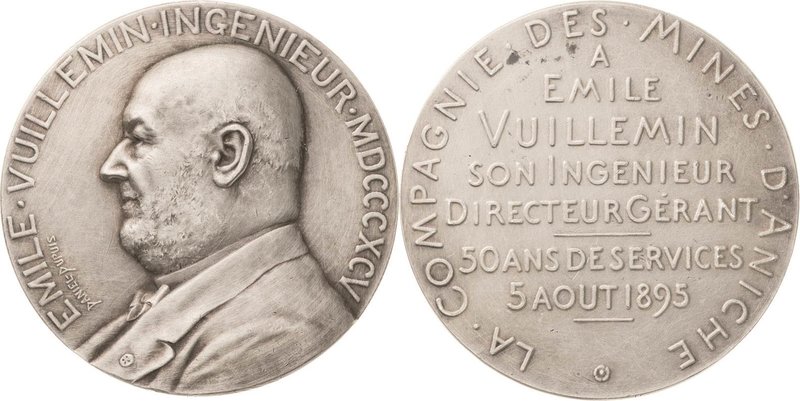 Ausbeute, Bergbau, Hüttenwesen
 Silbermedaille 1895 (Daniel Dupuis) 50-jähriges...