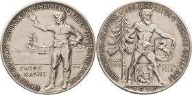 Ausbeute, Bergbau, Hüttenwesen
 Silbermedaille 1930 (Karl Goetz) Auf die Einstellung des über 400 Jahre alten Bergbaus in Clausthal-Zellerfeld. Wilde...