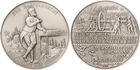 Ausbeute, Bergbau, Hüttenwesen
 Silbermedaille 1990 (Fritz Scheppat/Werner Godec) Jahresmedaille der Grafschafter Münzfreunde Moers - Der Haspelknech...