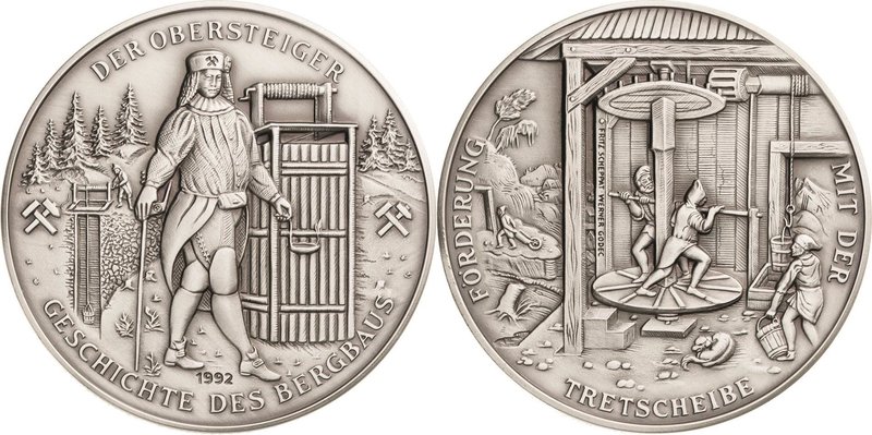 Ausbeute, Bergbau, Hüttenwesen
 Silbermedaille 1992 (Fritz Scheppat/Werner Gode...