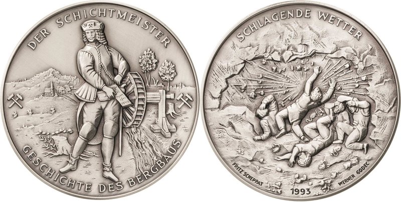 Ausbeute, Bergbau, Hüttenwesen
 Silbermedaille 1993 (Fritz Scheppat/Werner Gode...