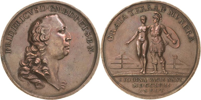 Ausbeute, Bergbau, Hüttenwesen - Orte
Naila Bronzemedaille 1758 (G.A. Lauer) Au...