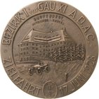 Auto- und Motorradmedaillen und -plaketten
Altenberg i.Erzg. Einseitige Bronzeplakette 1928. Zielfahrt Bezirk I. im Gau XI A.D.A.C. Gebäudeansicht "R...
