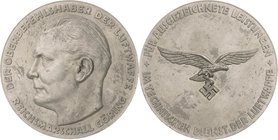 Drittes Reich
 Zinkmedaille o.J. (1940). Verdienstmedaille für den technischen Dienst der Luftwaffe. Kopf von Hermann Göring nach links / Adler mit H...