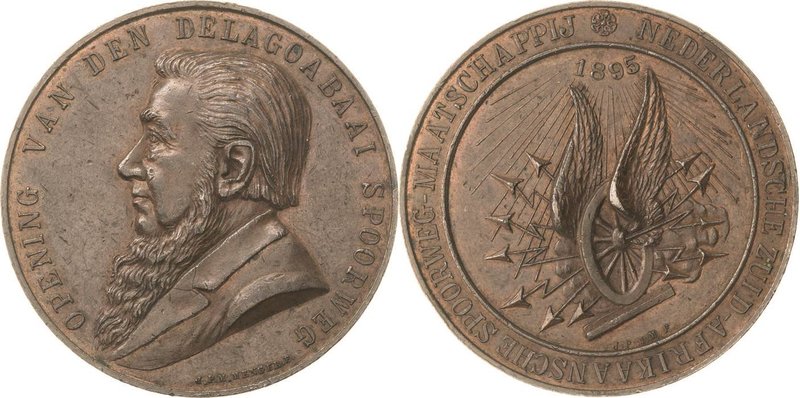 Eisenbahnen
 Bronzemedaille 1895 (Menger) Auf die Eröffnung der Eisenbahnlinie ...