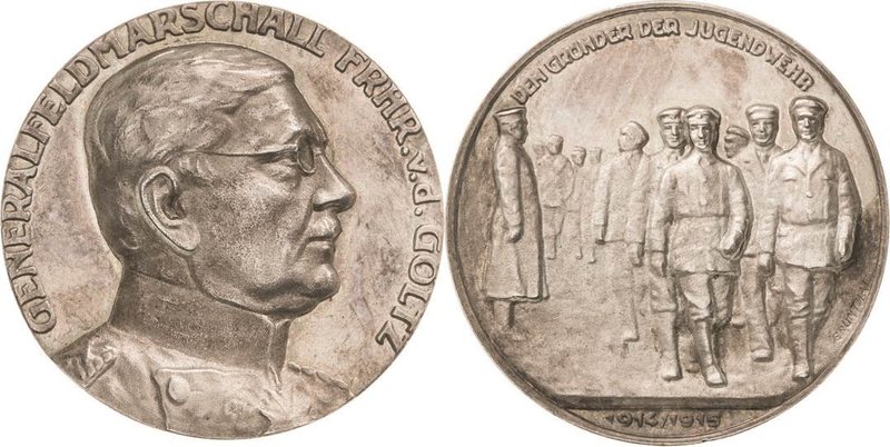 Erster Weltkrieg
 Silbermedaille 1915 (F.Eue/Grünthal) Generalfeldmarschall Fre...