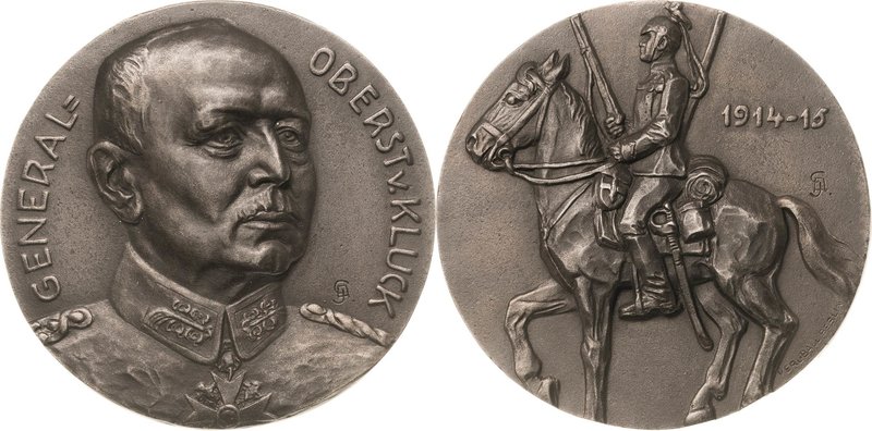 Erster Weltkrieg
 Eisengussmedaille 1915 (A. Galambos) Generaloberst Alexander ...