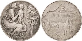 Geschenkmedaillen - Gelegenheitsmedaillen
 Silbermedaille 1901 (Hidding) Weihnachten 1902. Mutter mit Kind vor einem Baum / Landschaft, darüber ein k...