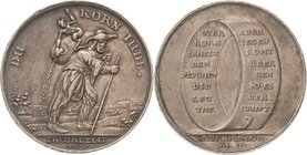 Judaica
 Silbermedaille 1694 (C. Wohlfahrt) "Kornjudenmedaille" auf die Teuerung. "Kornjude" mit Schlapphut und Stock nach rechts, über der linken Sc...