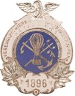 Slg. Joos - Medaillen, Plaketten, Abzeichen der Luftfahrt 1783-1945
 Einseitiges emailliertes Bronzeabzeichen 1896. Verein der Pioniere und Verkehrst...