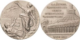 Slg. Joos - Medaillen, Plaketten, Abzeichen der Luftfahrt 1783-1945
 Versilberte Bronzemedaille 1912 (H.K.) Internationale Flugausstellung des K.K. Ö...