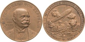 Slg. Joos - Medaillen, Plaketten, Abzeichen der Luftfahrt 1783-1945
 Bronzemedaille 1914 (Mayer & Wilhelm) Zeppelin-Luftschiff im Kriegseinsatz. Brus...