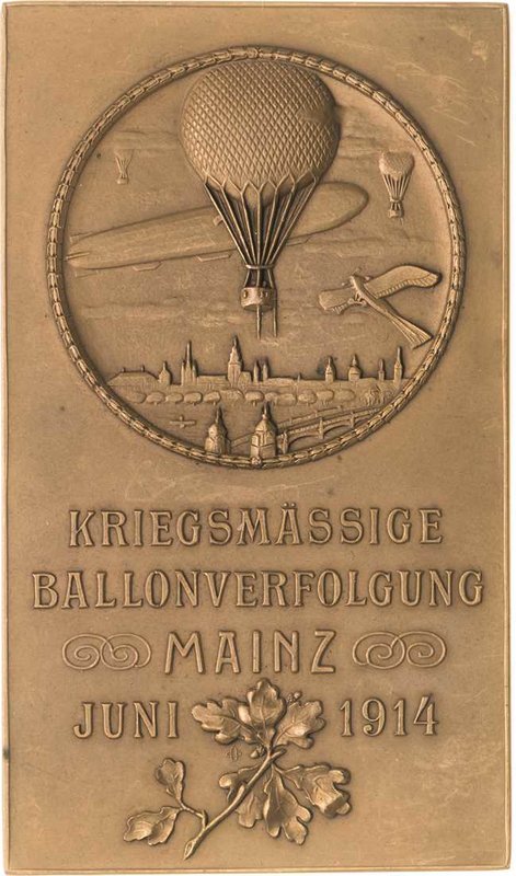 Slg. Joos - Medaillen, Plaketten, Abzeichen der Luftfahrt 1783-1945
 Einseitige...