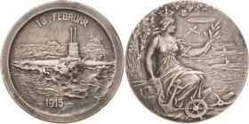 Slg. Joos - Medaillen, Plaketten, Abzeichen der Luftfahrt 1783-1945
 Versilberte Bronzemedaille 1915. Auf die U-Boot Offensive im 1. Weltkrieg. Germa...