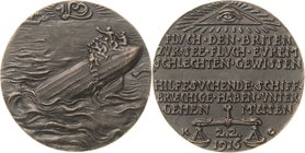 Slg. Joos - Medaillen, Plaketten, Abzeichen der Luftfahrt 1783-1945
 Bronzegussmedaille 1916 (Karl Goetz) Absturz und Untergang des Marineluftschiffe...