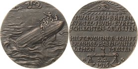 Slg. Joos - Medaillen, Plaketten, Abzeichen der Luftfahrt 1783-1945
 Bronzegussmedaille 1916 (Karl Goetz) Absturz und Untergang des Marineluftschiffe...
