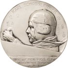 Slg. Joos - Medaillen, Plaketten, Abzeichen der Luftfahrt 1783-1945
 Einseitige versilberte Bronzeplakette 1919 (R. Ruepp) Auf Karl Schossleitner (18...