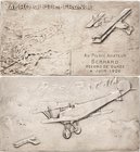 Slg. Joos - Medaillen, Plaketten, Abzeichen der Luftfahrt 1783-1945
 Silberplakette o.J. (1920) (P. Chivot) Auszeichnung des Aero Club de France an d...