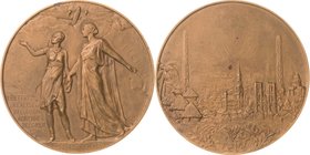 Slg. Joos - Medaillen, Plaketten, Abzeichen der Luftfahrt 1783-1945
 Bronzemedaille 1925 (H. Samuel) Auf die erste Luftverbindung Belgien-Congo durch...