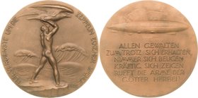 Slg. Joos - Medaillen, Plaketten, Abzeichen der Luftfahrt 1783-1945
 Bronzegussplakette 1925 (C. Stock/WMF Geislingen) Verdienste um die Zeppelin-Eck...