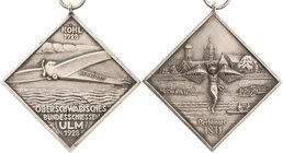 Slg. Joos - Medaillen, Plaketten, Abzeichen der Luftfahrt 1783-1945
 Silbermedaille 1928 (A.R.G.) Auf das Oberschwäbische Bundesschiessen in Ulm und ...